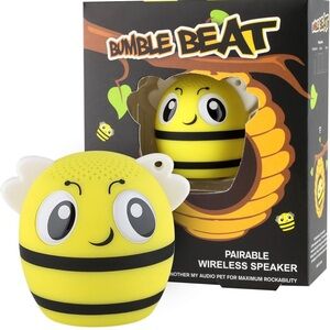 My Audio Pet, Bee Mini Bluetooth Wireless Speaker for Kids of all ages.